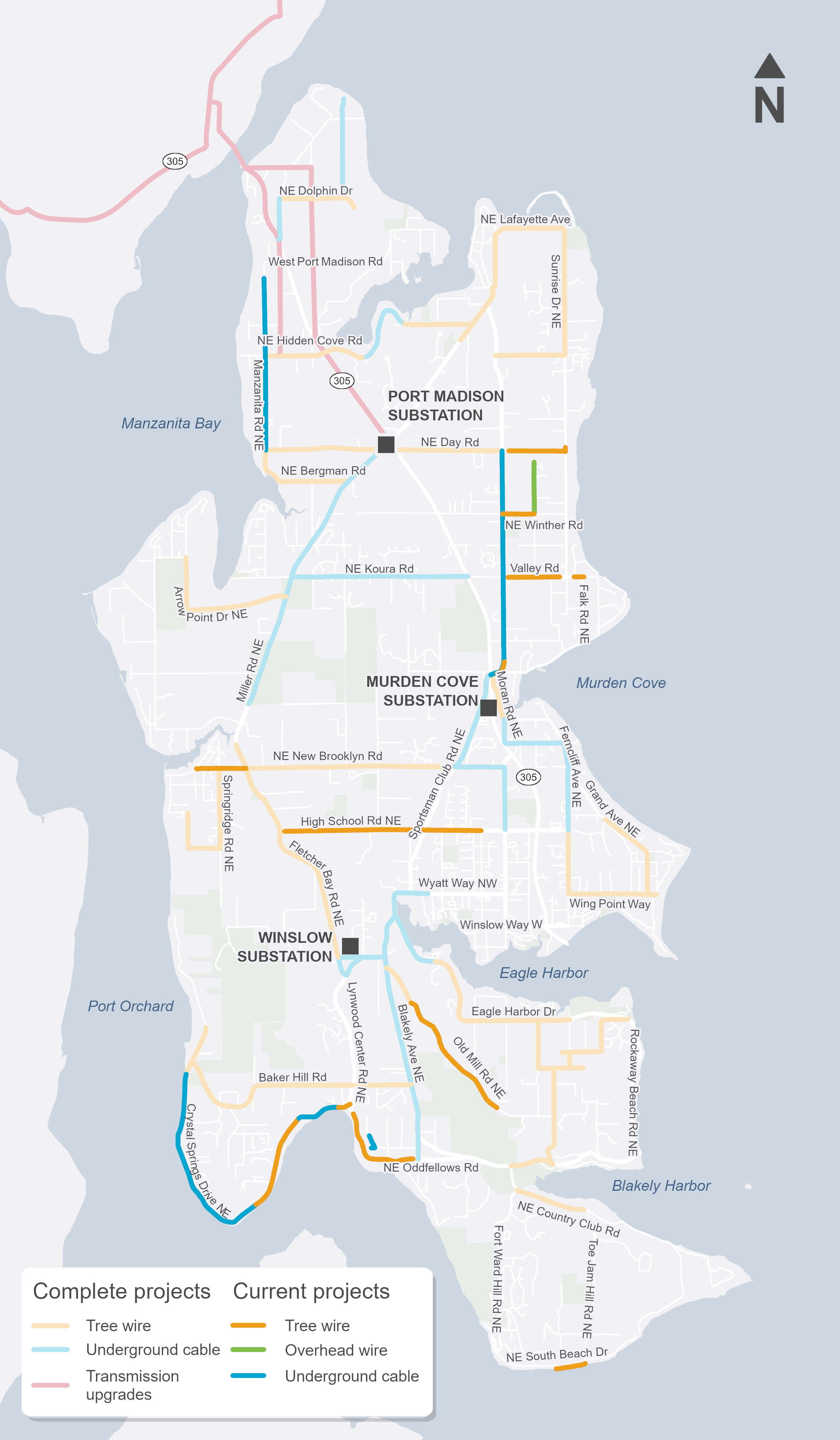 Map of Distribution Projects