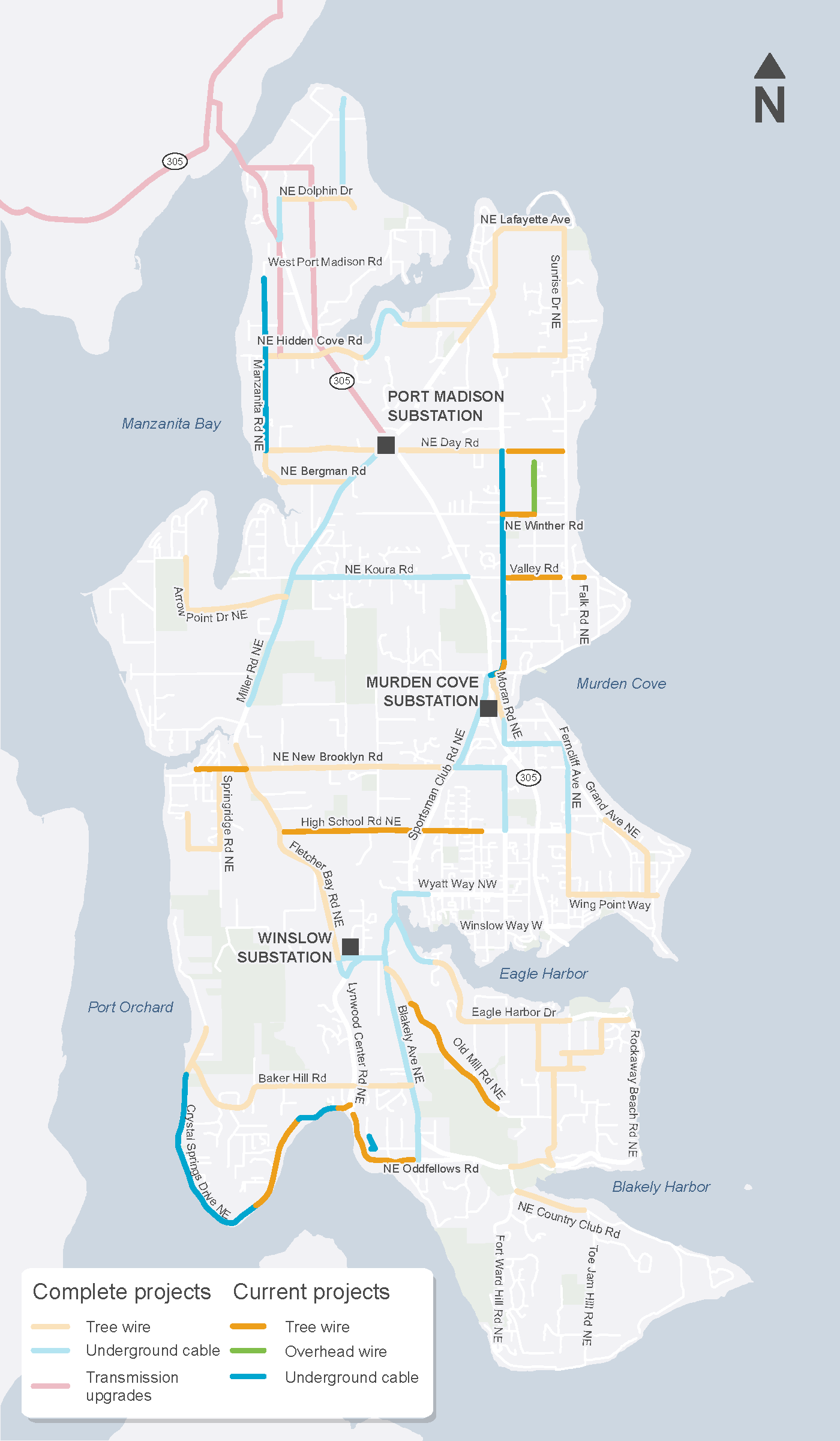 Map of Distribution Projects